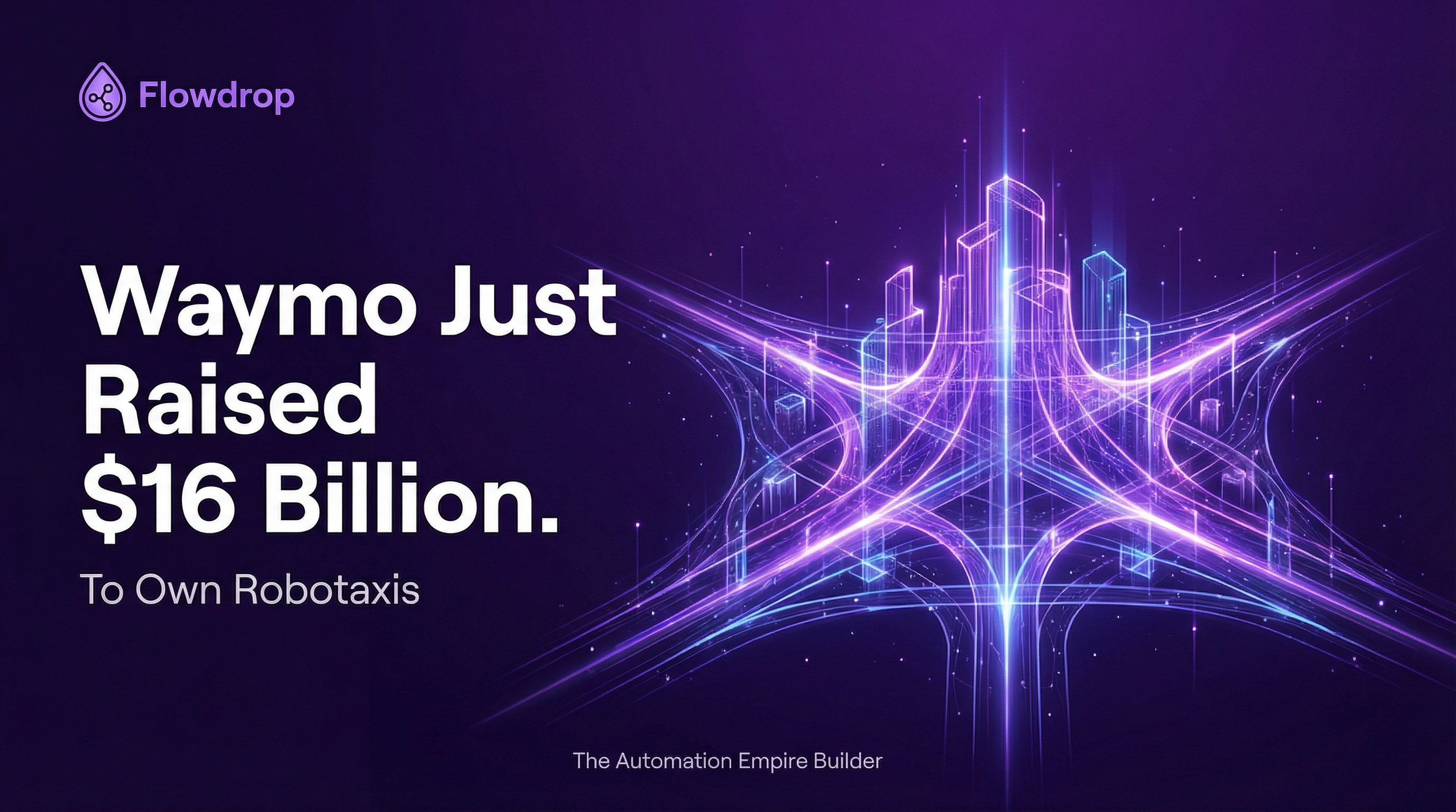 Waymo Just Raised $16 Billion to Own Robotaxis